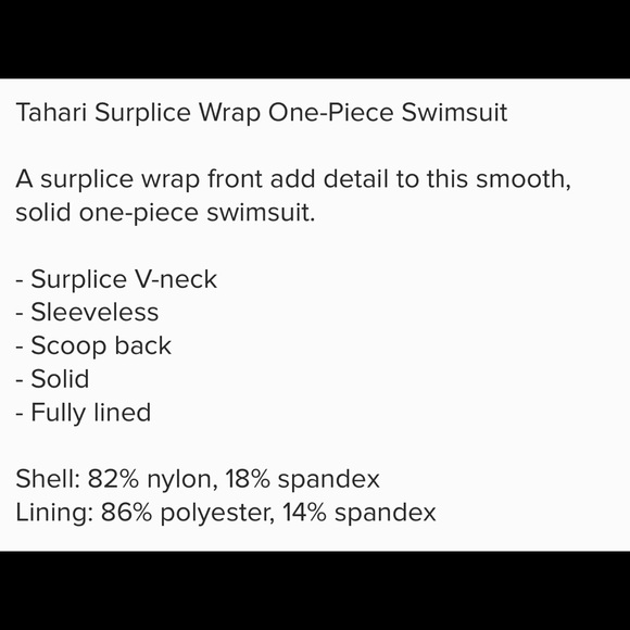 Tarahri one piece Swimsuit (New) retails  $98 - Picture 4 of 4